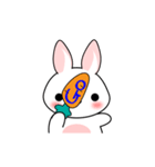 The rabbit's ears move.（個別スタンプ：21）