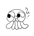 クラゲのボケリンと猫のフィーちゃん（個別スタンプ：1）