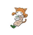 クラゲのボケリンと猫のフィーちゃん（個別スタンプ：35）