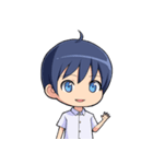 モブ系マイペース少年（個別スタンプ：1）
