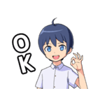 モブ系マイペース少年（個別スタンプ：27）