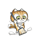 Bobbi Cat English version（個別スタンプ：25）