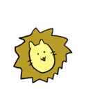 どうぶつの顔面（個別スタンプ：5）