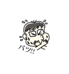 汗っかきのツトムさん（個別スタンプ：3）