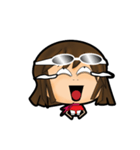 Q version racing sister（個別スタンプ：7）