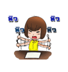 office girl lv.1（個別スタンプ：18）