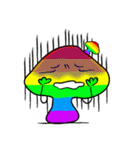 Colorful Rainbow Mushrooms（個別スタンプ：26）