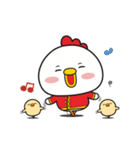 Ani chicken Welcome New Year（個別スタンプ：18）