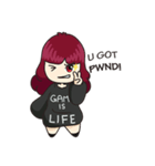 Gamergurl（個別スタンプ：13）