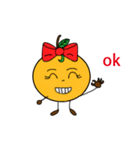 Orange sister（個別スタンプ：32）