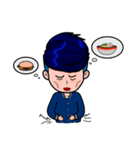 Men in Navy blue（個別スタンプ：16）