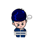Men in Navy blue（個別スタンプ：20）