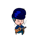 Men in Navy blue（個別スタンプ：24）