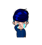 Men in Navy blue（個別スタンプ：27）