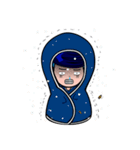 Men in Navy blue（個別スタンプ：32）