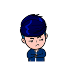 Men in Navy blue（個別スタンプ：34）