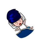Men in Navy blue（個別スタンプ：40）