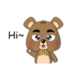 The Daily Dialogue of Bearbaby（個別スタンプ：1）