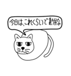 目つき悪い猫（意識低い）（個別スタンプ：40）