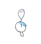 白にゃんこ、時々アフロ。（個別スタンプ：8）