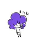 白にゃんこ、時々アフロ。（個別スタンプ：11）