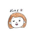 お ん な ノ 子 。（個別スタンプ：1）