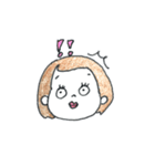 お ん な ノ 子 。（個別スタンプ：3）