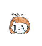 お ん な ノ 子 。（個別スタンプ：10）
