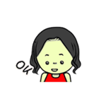 ガールパワーは1時間ステッカー。（個別スタンプ：21）