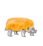 howhowpaper_Sushi dinosaur（個別スタンプ：4）