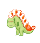 howhowpaper_Sushi dinosaur（個別スタンプ：8）