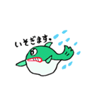 へんてこ＆かわいい魚たち（個別スタンプ：16）
