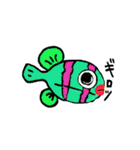へんてこ＆かわいい魚たち（個別スタンプ：18）
