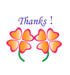 Clover greetings and blessings（個別スタンプ：13）