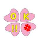 Clover greetings and blessings（個別スタンプ：35）