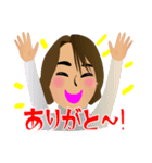まゆげまきちゃん（個別スタンプ：6）