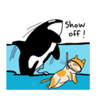 Mia the cat with ocean friends（個別スタンプ：6）