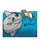 Mia the cat with ocean friends（個別スタンプ：13）