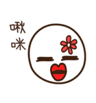 Small red flowers-cute（個別スタンプ：23）