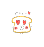 こんにちは。ぼく、パンです。（個別スタンプ：34）