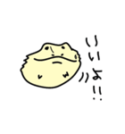 ゆるゆる フトアゴ（個別スタンプ：14）