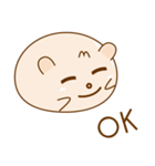 Mome The Cute Hamster（個別スタンプ：8）