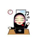 Young Muslimah : Daily Life（個別スタンプ：15）