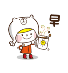 Miss Lily's daily routine（個別スタンプ：1）