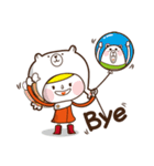 Miss Lily's daily routine（個別スタンプ：6）