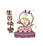 Miss Lily's daily routine（個別スタンプ：11）