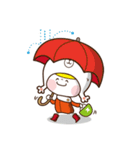 Miss Lily's daily routine（個別スタンプ：19）