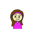 litter girl（個別スタンプ：1）