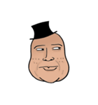 Mr. Black Hat and His Facial Expressions（個別スタンプ：4）