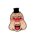 Mr. Black Hat and His Facial Expressions（個別スタンプ：11）